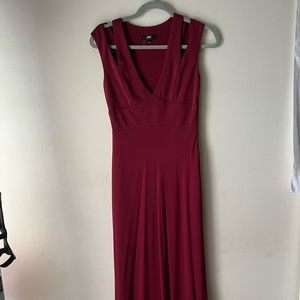 Maroon cocktail dress